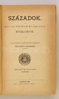 1880 Századok. XIV. évfolyam. Szerk.: Szilágyi Sándor. Budapest, 1880, Magyar Történelmi Társulat, 8...