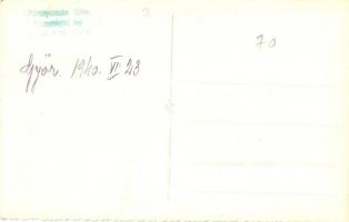 1940 Győr, június 23-i felvonulás. Dobos fotó photo