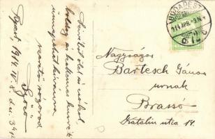 1914 Osztrák-magyar tisztek csoportképe, nevek feliratozva a fotón / WWI Austro-Hungarian K.u.K. off...