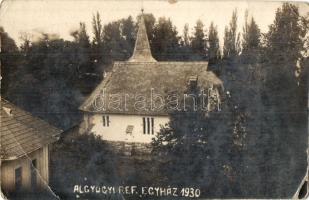 1930 Algyógy, Geoagiu; Református egyház / Calvinist church. R. Zweier photo (EK)