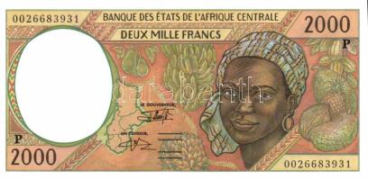 Közép Afrikai Államok / Csád 2002. 2000Fr T:I