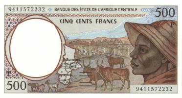 Közép Afrikai Államok / Csád 1994. 500Fr T:I