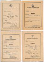 1950-1955. "Békekölcsön Igazolás" (5x), harmadik, negyedik, ötödik és hatodik kibocsátások...