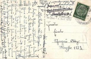 1937 Aufstehen! Unser Heer / German NS sodliers in bed. So. Stpl