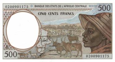 Közép Afrikai Államok / Kamerun 2002. 500Fr T:I