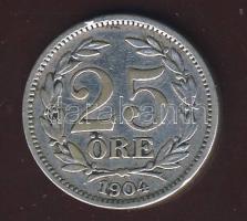 Svédország 1904. 25Ö Ag T:3 pici ph