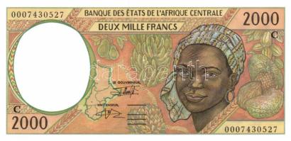 Közép Afrikai Államok / Kongó 2007. 2000Fr T:I