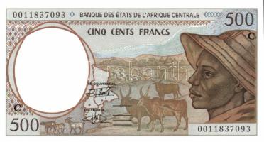 Közép Afrikai Államok / Kongó 2001. 500Fr T:I