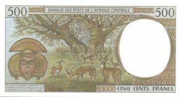 Közép Afrikai Államok / Kongó 2001. 500Fr T:I