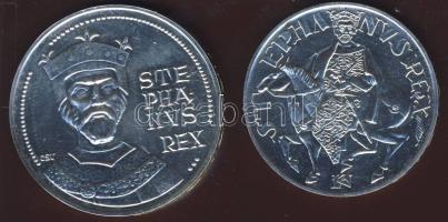 1972. 50Ft Ag + 100Ft Ag "Szt. István" pár T:BU