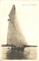 1927 Siófok, vitorláshajó. Nagy I. kiadása. photo (EK)