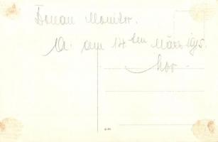 1914 Háborúban felfegyverzett Sámson aknaszedő gőzös Pancsovánál, előtte a Kulpa kórházhajó; Dr. Rét...