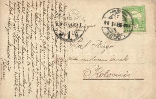 1908 Lőcse, Levoca; rév, kompátkelő hely / ferry port. photo