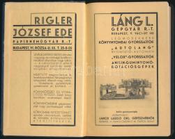 1936 Nyomda és rokonipar évkönyve. felelős kiadó Nyírő Tibor. Egészvászon kötésben, jó állapotban