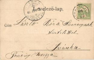 Sátoraljaújhely, Széchenyi tér, Római katolikus templom. Frey M. felvétele. "Sárközújlak" ...