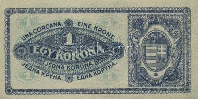 1920. 1K(2x) egymásutáni sorszámokkal, sorozatbetű és szám ferdén nyomva T:I-