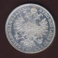 Ausztria 1860A 1Fl Ag T:2+/2