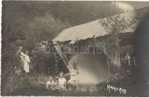 Homoród, Homorod; malom vízeséssel / mill with waterfall. photo