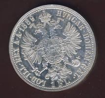 Ausztria 1889. 1 Fl Ag T:1/2