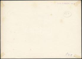 cca 1935 Kinszki Imre (1901-1945) budapesti fotóművész pecséttel jelzett, vintage fotóművészeti alko...