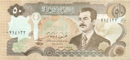 Irak 1992-2002. 1D, 10D, 25D(2klf), 50D, 100D(2klf), 250D összesen 8klf T:I