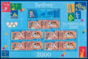 Summer Olympics: Sydney mini sheet, Nyári Olimpia: Sydney kisív
