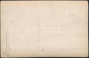 cca 1916 Géppuskás katonák a lövészárokban / WW: I. Military photo 9x15 cm