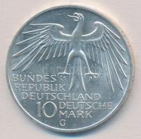 NSZK 1972G 10M Ag "Müncheni Olimpia - Stadion" T:1- kis ph. 
FRG 1972G 10 Mark Ag "M...