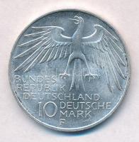 NSZK 1972F 10M Ag "Müncheni Olimpia - Stadion" T:1-,2 kis ph. 
FRG 1972F 10 Mark Ag "...