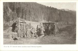 A m. kir. 37. honvéd tábori tarackos ezred háborús képeiből / WWI Hungarian military, soldiers of the Howitzer regiment