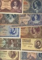 Érdekes hagyaték tétel régi és új 63db magyar korona, pengő, forint benne jobbak, többek között 1949...