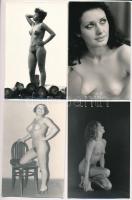 cca 1976 Mindenkinek van egy álma, szolidan erotikus felvételek, 3 db vintage negatív + 4 db vintage fotó (a negatívok és a pozitív képek között nincs összefüggés), 6x6 cm és 9x14 cm