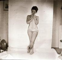 cca 1968 Krisch Béla (1929-?) kecskeméti fotóművész hagyatékából 9 db vintage negatív, 6x6 cm és 4x6...