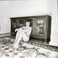 cca 1976 Szép test, szép lélek, szolidan erotikus felvételek, 13 db vintage negatív, 6x6 cm