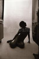 cca 1977 Egyszer mindenki kipróbálja, szolidan erotikus felvételek, 40 db vintage negatív, 24x36 mm