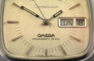 Omega Constellation megaquartz 32khz elektromágneses szerkezetű kvarc karóra. dátum funkcióval fém s...