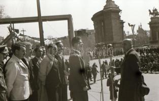 1949 Budapest, munkás-dalos verseny a Hősök terén, Rózsa György (?-?) budapesti fotóriporter hagyaté...