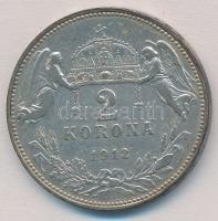 1912KB 2K Ag "Ferenc József" T:2,2- patina  Adamo K6