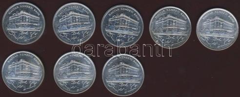 1992. 200Ft "MNB" Ag (3x) + 1993. 200Ft "MNB" Ag (5x) T:BU,2+