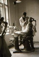 1945 előtti időszakból katonai felvételek, 9 db szabadon felhasználható vintage negatív, 6x9 cm és 3...