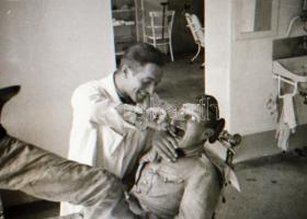 1945 előtti időszakból katonai felvételek, 9 db szabadon felhasználható vintage negatív, 6x9 cm és 3...