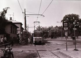 1985. május 29. Budapest, a 10-es villamos pályáján, megszűnése előtt, 20 db szabadon felhasználható...