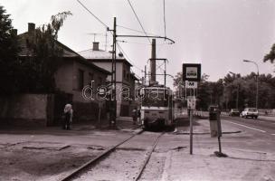 1985. május 29. Budapest, a 10-es villamos pályáján, megszűnése előtt, 20 db szabadon felhasználható...