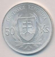 Szlovákia 1944. 50K Ag "Függetlenség 5. évfordulója" T:1-,2
Slovakia 1944. 50 Korun Ag &q...