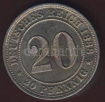 Német Birodalom/Császárság 1888A 20Pf T:2- parányi ph R!