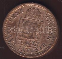 1892. 1Kr "Fiumei címer" T:2-/3