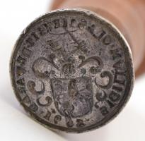 XVIII: sz. Váradolaszi (Nagyvárad) címeres pecsétnyomója. "Sigillum Olaszi de Várad 1692" ...