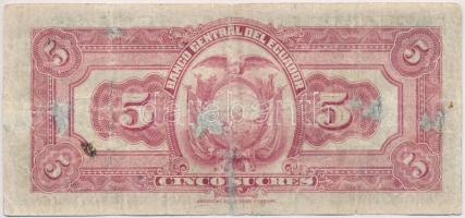 Ecuador 1937. 5S T:III-,IV
Ecuador 19737. 5 Sucre C:VG,G
Krause 84