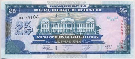 Haiti 2009. 25G T:II-,III szép papír Haiti 2009. 25 Gourdes C:VF,F nice paper