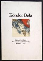 Kondor Béla - Tizenhét rézkarc. A bevezető tanulmányt írta Németh Lajos Bp., 1980 Corvina 42x30 cm